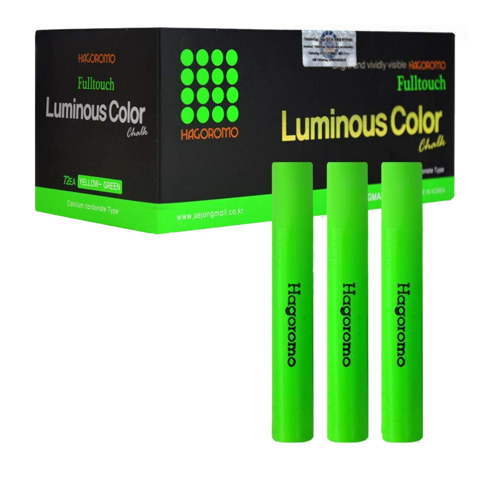 楽天市場】【HAGOROMO】フルタッチ蛍光チョーク黄色72本入☆(Fulltouch