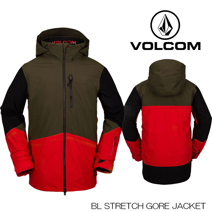 贈答 ボルコム ウェア ジャケット 20-21 VOLCOM BL STRETCH GORE TEX JACKET RED メンズ スノボ ゴアテックス  日本正規品 fucoa.cl