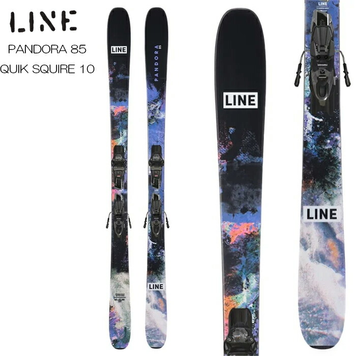 楽天市場】LINE ライン スキー板 PANDORA 85 板単品 24-25