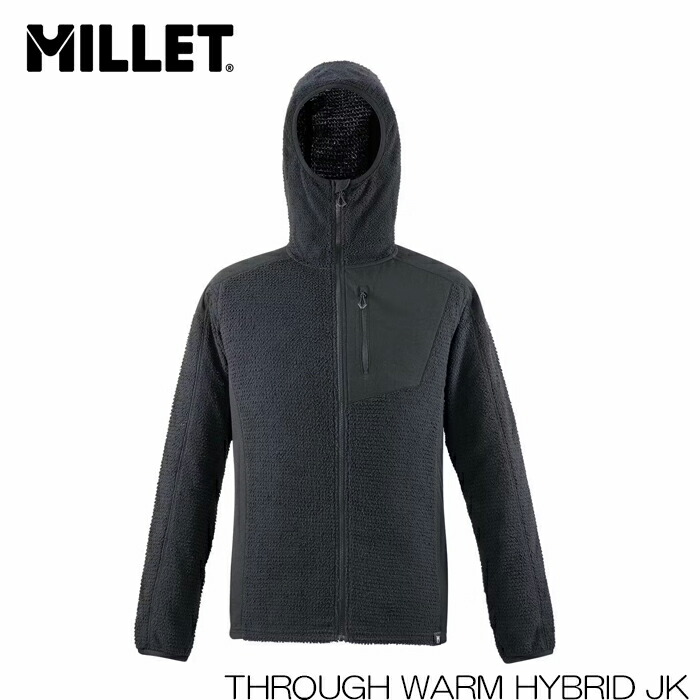 【4月はポイント10倍※要エントリー】ミレー フリース ミッドレイヤー MILLET FAUCON THROUGH WARM HYBRID JK ユニセックス ハイブリッド ジャケット 日本正規品