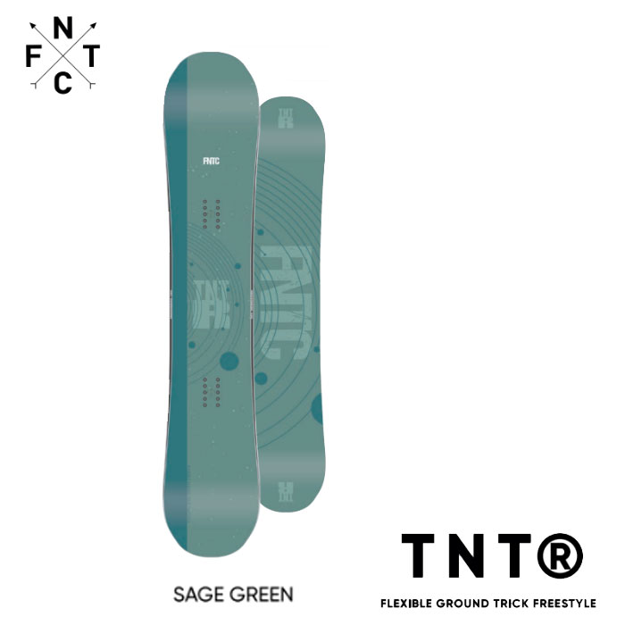 【マラソンP5倍+最大1万円OFFクーポン】予約 26-27 FNTC スノーボード TNT-R Sage green セイジグリーン 26D01100611 グラトリ エントリーモデル メンズ レディース スノボ 板 |Boom Sports EC店