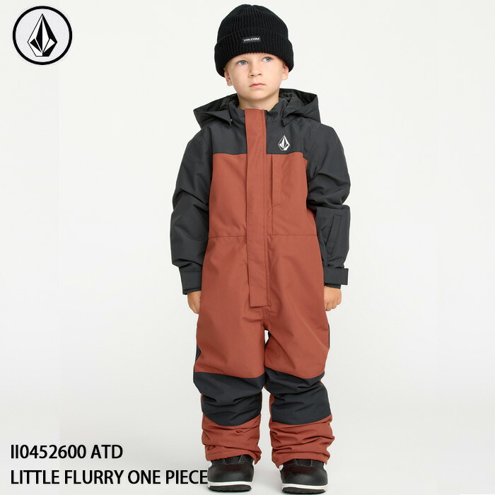 【4月はポイント10倍※要エントリー】スノーウェア ワンピース つなぎ ボルコム VOLCOM LITTLE FLURRY ONE PIECE HEN ジュニア キッズ 子供用 日本正規品 25-26 スキー スノーボード