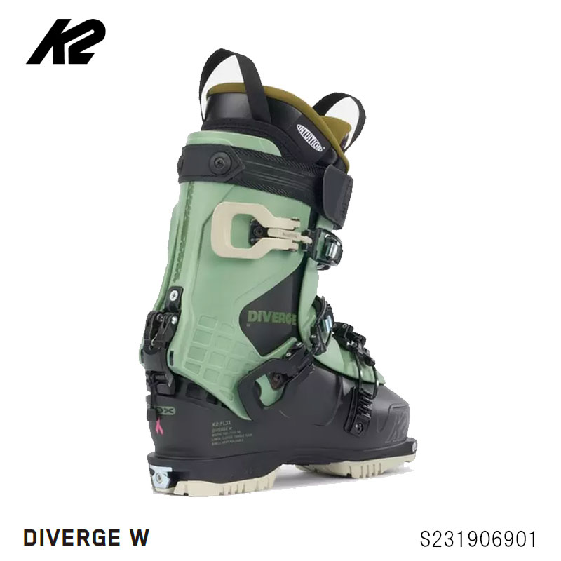 【4月はポイント10倍※要エントリー】スキーブーツ レディース ケーツー 23-24 K2 DIVERGE W ダイバージ ウーメン 女性用 日本正規品 旧モデル