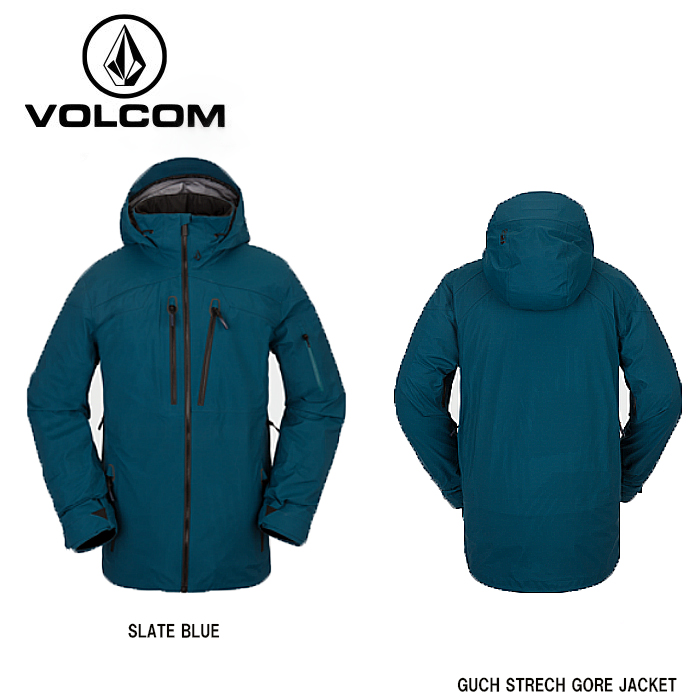 税込) スキー スノーボード ウェア ジャケット 22-23 予約 メンズ VOLCOM ボルコム GUCH STREXH GORE JACKET  ゴアテックス ストレッチ SLATE BLUE G0652301 正規品
