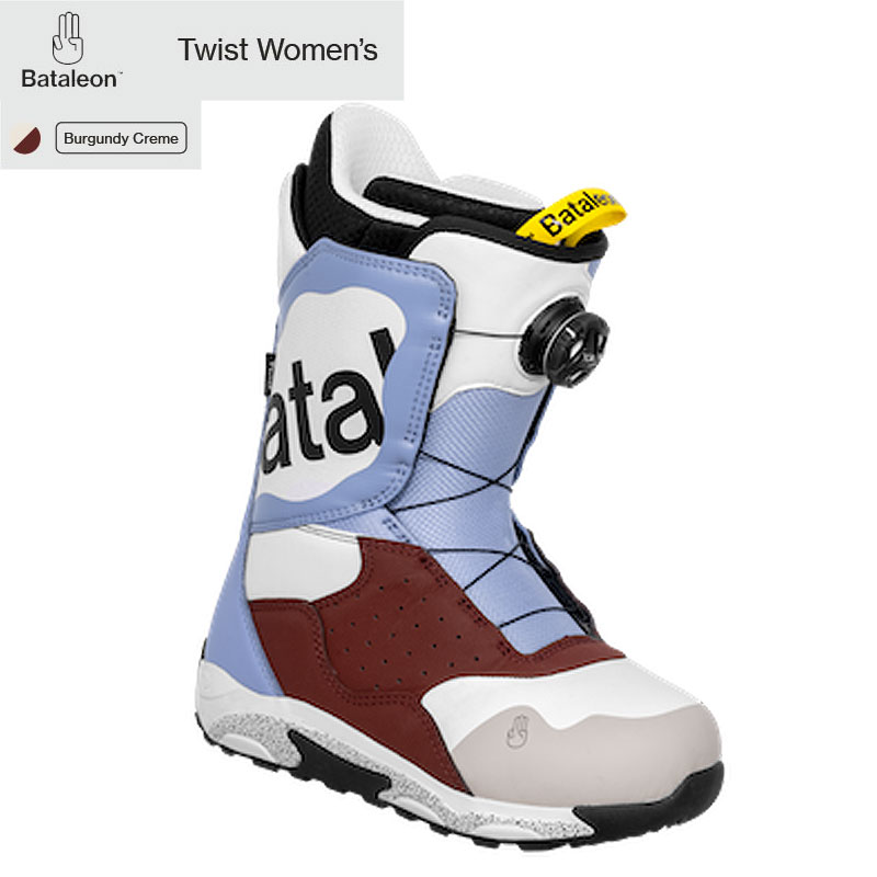 【4月はポイント10倍※要エントリー】25-26 バタレオン ツイスト スノーボード ブーツ BATALEON TWIST Women's BURGUNDY CREAM レディース スノボ フリースタイル 2026 日本正規品
