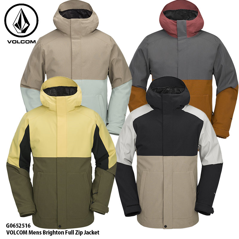 【4月はポイント10倍※要エントリー】24-25 VOLCOM ボルコム Brighton Full Zip Jacket ブライトン フルジップ スノーボードウェア ジャケット 日本正規品