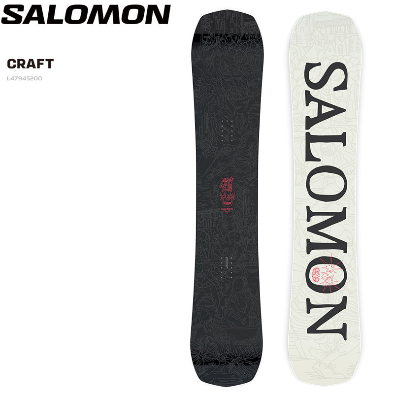 新品未使用　SALOMON CRAFT 152cm サロモン　クラフト　スノボ 楽天市場】早期購入 SALOMON サロモン スノーボード 板 メンズ