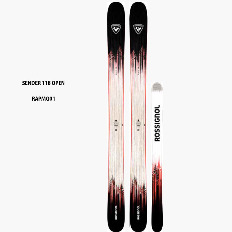 【4月はポイント10倍※要エントリー】予約 26-27 ロシニョール スキー板 板のみ ROSSIGNOL SENDER 118 OPEN フリーライド メンズ レディース 日本正規品