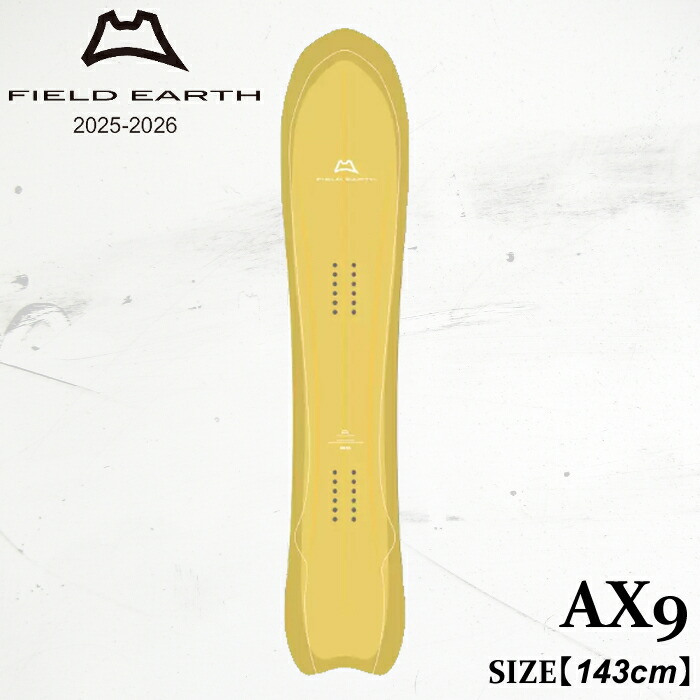 楽天市場】25-26 FIELD EARTH AX9 153 フィールド アース スノーボード