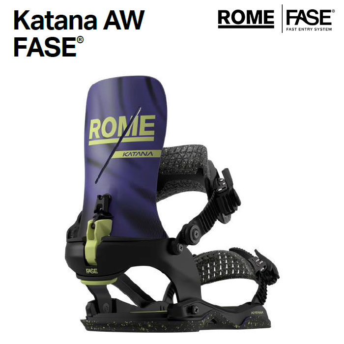 【4月はポイント10倍※要エントリー】予約 26-27 ビンディング ローム ROME Katana AW FASE Team フェイズ ファストエントリー メンズ ユニセックス 日本正規品