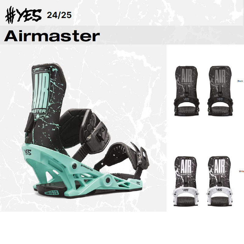 【エントリで＋P10倍~2/1 9:59迄】24-25 YES イエス ビンディング Air Master エアマスター SKATETECH メンズ スノーボード バインディング 日本正規品画像