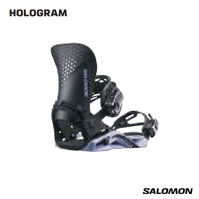 【4月はポイント10倍※要エントリー】予約 26-27 ビンディング サロモン SALOMON HOLOGRAM BLACK BRUNERA BLUE ホログラム メンズ ユニセックス 日本正規品