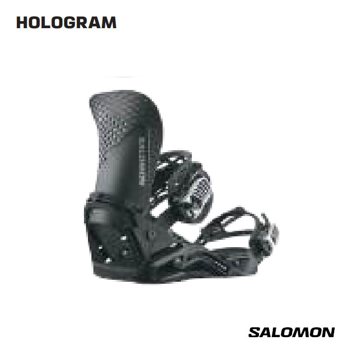 【4月はポイント10倍※要エントリー】予約 26-27 ビンディング サロモン SALOMON HOLOGRAM BLACK ホログラム メンズ ユニセックス 日本正規品