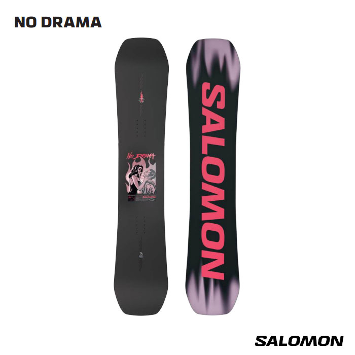 【4月はポイント10倍※要エントリー】予約 26-27 スノーボード 板 ボード サロモン SALOMON NO DRAMA メンズ レディース 日本正規品