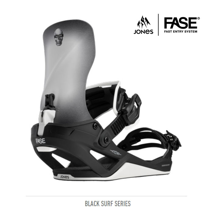 【4月はポイント10倍※要エントリー】予約 26-27 ビンディング ジョーンズ JONES Mercury FASE BLACK SURF SERIES フェイズ ファストエントリー メンズ ユニセックス 日本正規品