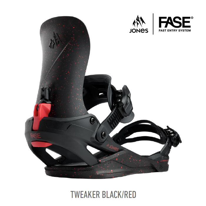 【4月はポイント10倍※要エントリー】予約 26-27 ビンディング ジョーンズ JONES Nebula FASE TWEAKER BLACK/RED フェイズ ファストエントリー メンズ ユニセックス 日本正規品