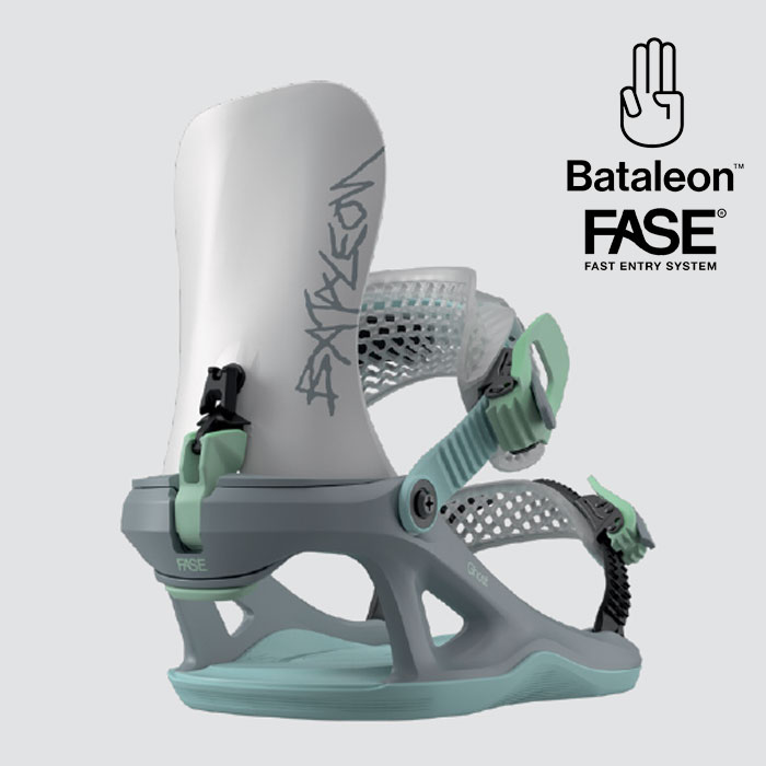 【4月はポイント10倍※要エントリー】予約 26-27 ビンディング バタレオン BATALEON Women's Ghost FASE Gray Pistachio レディース フェイズ ファストエントリー 日本正規品