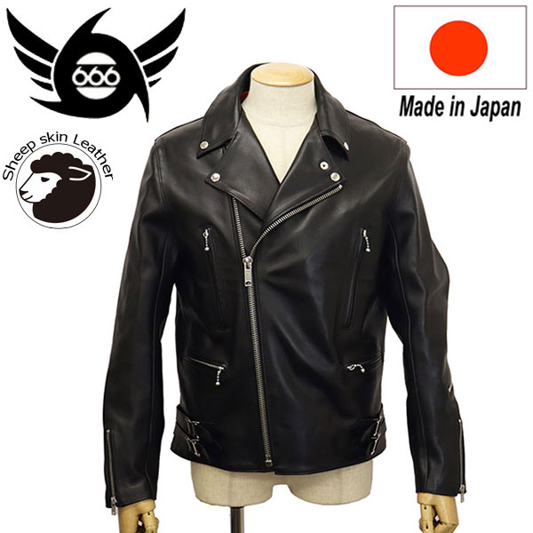 楽天市場】正規取扱店 666 LEATHER WEAR LJM-1TFL タイト