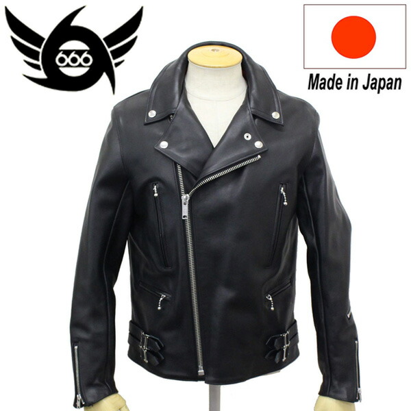 楽天市場】正規取扱店 666 LJM-1L U.K.SIDE BELT LEATHER JACKET