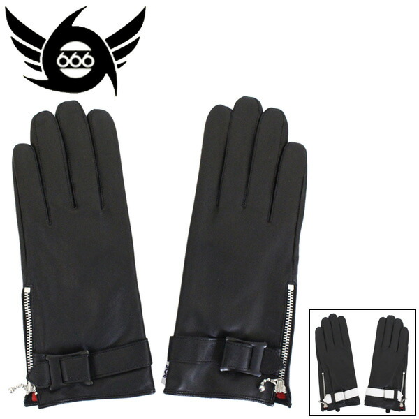 楽天市場】666トリプルシックス◇666 タイトフィットレザーグローブ