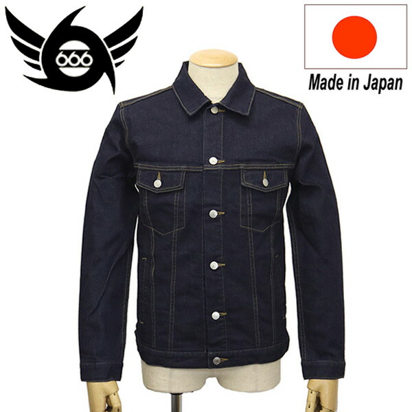 666 ORIGINAL SOJ0002 ストレッチジーンジャケット ブラック 666 ORIGINAL SOJ0002 ストレッチジーンジャケット ブラック