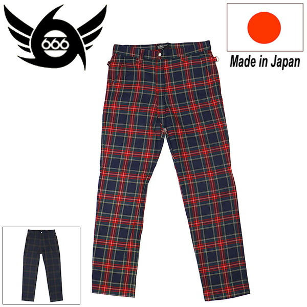 楽天市場】666トリプルシックス◇666 タイトフィットモッズトラウザー