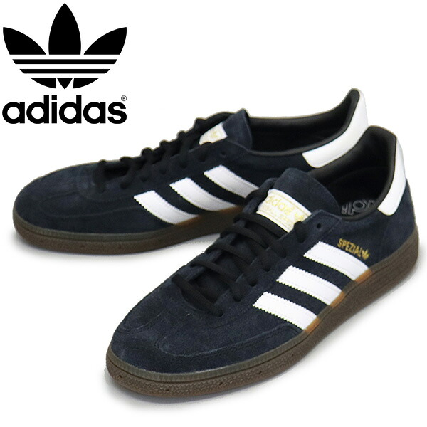 正規取扱店 adidas (アディダス) DB3021 HANDBALL SPEZIAL スニーカー コアブラックxフットウェアホワイトxガム AD259