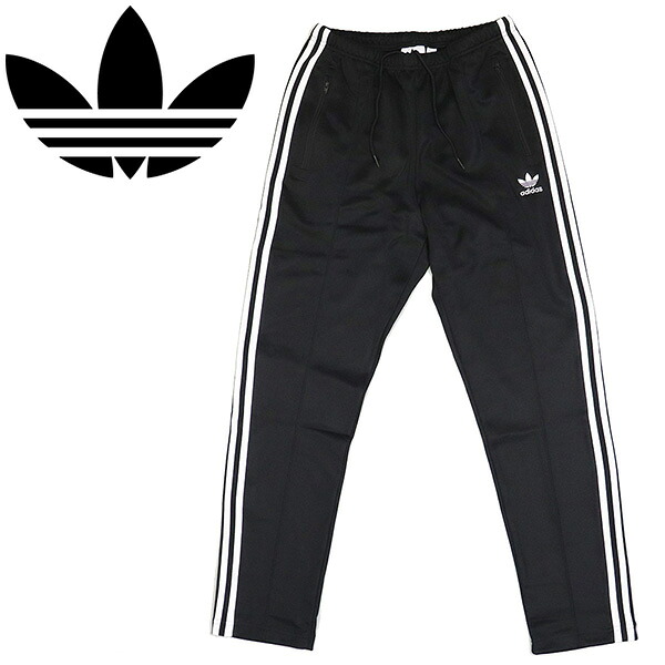 正規取扱店 adidas (アディダス) EEP85 II5764 BECKENBAUER TP ベッケンバウアー トラックパンツ ジャージ ブラック/ホワイト AD335 9,196円