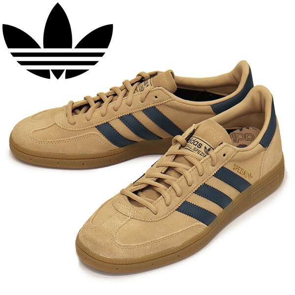 正規取扱店 adidas (アディダス) JH5435 HANDBALL SPEZIAL スニーカー ウォームサンドストーンxプリラブドインクxゴールドメタリック AD292