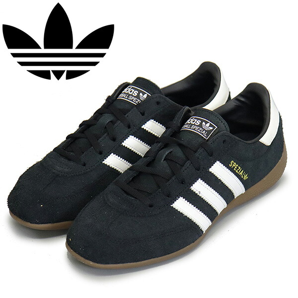 正規取扱店 adidas (アディダス) KJ3629 HANDBALL SPEZIAL LO PRO W レディース スニーカー ブラック/ホワイト/ゴールド AD350