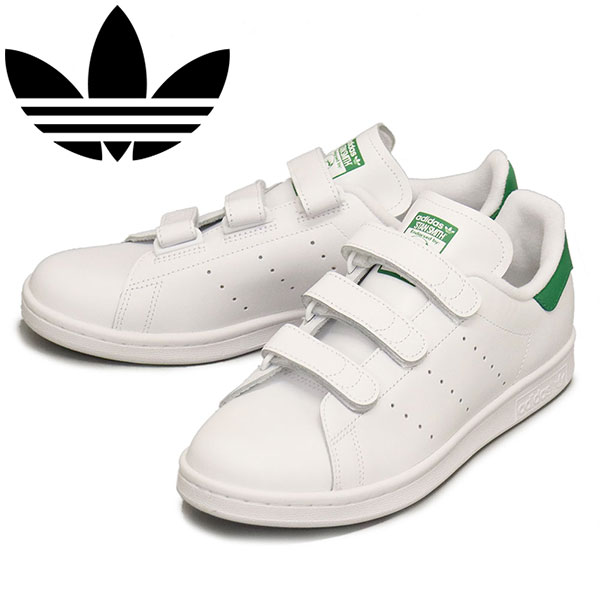 正規取扱店 adidas (アディダス) S75187 STAN SMITH CF スタンスミス スニーカー フットウェアホワイトxフットウェアホワイトxグリーン AD320|BOOTSMAN 店