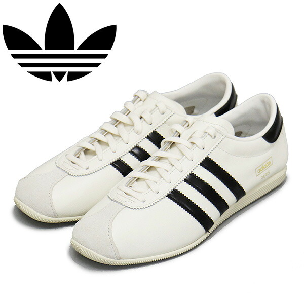 正規取扱店 adidas (アディダス) IH6792 PARIS W レディース スニーカー コアホワイト/コアブラック/クリームホワイト AD362