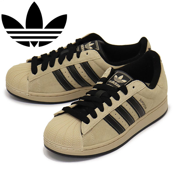 正規取扱店 adidas (アディダス) IH9320 SUPERSTAR II スーパースター スニーカー ストーンカーキ/コアブラック/ストーンカーキ AD335