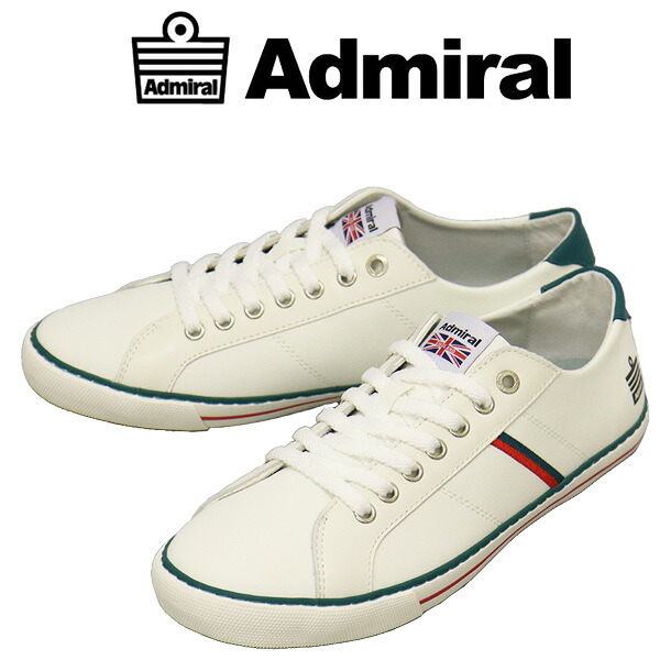 正規取扱店 Admiral (アドミラル) AD601 WATFORD ワトフォード スニーカー WHITExGREEN AM024 7,469円