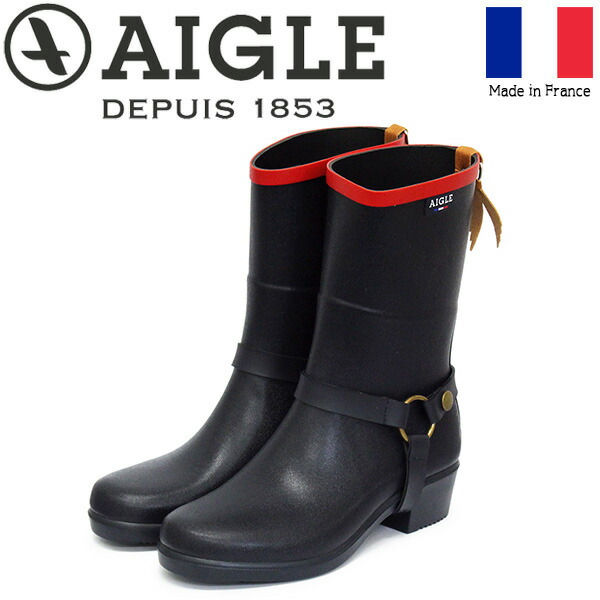 正規取扱店 AIGLE (エーグル) ZZF8886 MISS JULIE 2 ミスジュリー レディース ラバーブーツ 002 MARINExROUGE フランス製 AGL025