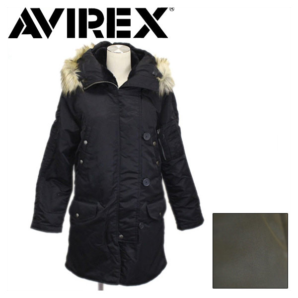正規取扱店 AVIREX (アヴィレックス) 5952604 N-3B COMMERCIAL FAKE FUR コマーシャル フェイクファー レディース ジャケット 全2色|BOOTSMAN 店