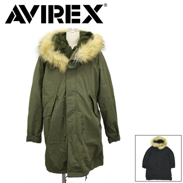 アヴィレックス AVIREX モッズコート 脱着中綿入りライナー付 カーキ M 楽天市場】AVIREX 公式通販｜シェルライナー・フードが独立し