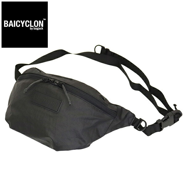 正規取扱店 BAICYCLON by bagjack (バイシクロンバイバッグジャック) CL-03 WAIST BAG ウエスト ボディバッグ BLACK2 BCBJ014