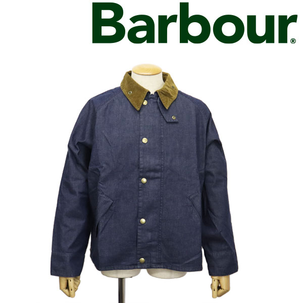 定まり取りまわし店 BARBOUR (バブアー バブワー) MCA1105 TRANSPORT 運搬 ジーンズ 心地好い上衣 INDIGO BBR064
