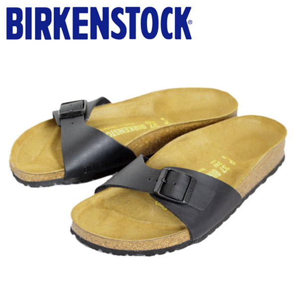 正規取扱店 BIRKENSTOCK (ビルケンシュトック) MADRID (マドリッド) サンダル ナロー (幅狭) BLACK (ブラック) BI004|BOOTSMAN 店
