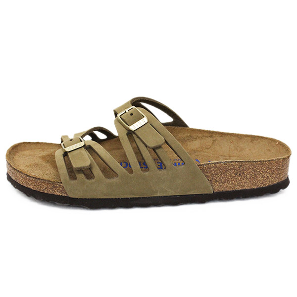 日本初の 正規取扱店 BIRKENSTOCK ビルケンシュトック 1018832 GRANADA グラナダ ヌバックレザーサンダル ナロー幅  FADED KHAKI BI154 espressoimagen.com