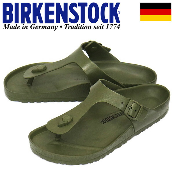 正規取扱店 BIRKENSTOCK ビルケンシュトック 1019143 GIZEH EVA ギゼ サンダル KHAKI レギュラー幅 BI216 市販