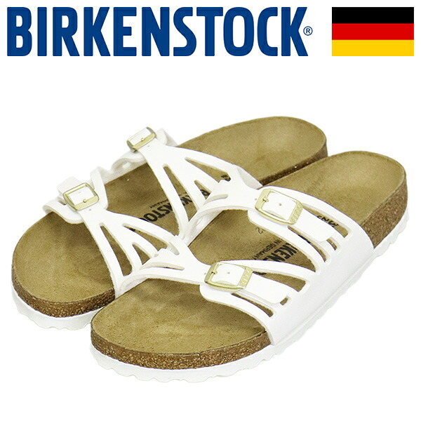 正規取扱店 BIRKENSTOCK (ビルケンシュトック) 1031556 GRANADA グラナダ ビルコフローサンダル WHITE ナロー BI551｜BOOTSMAN 店