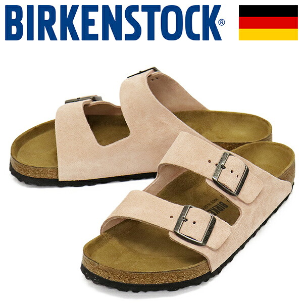 正規取扱店 BIRKENSTOCK (ビルケンシュトック) 1031619 ARIZONA アリゾナ スエードレザーサンダル PINK CLAY レギュラー BI555|BOOTSMAN 店