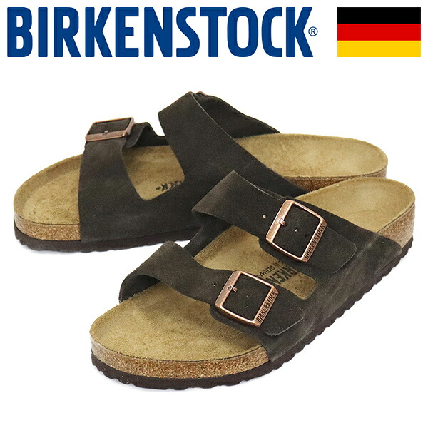 正規取扱店 BIRKENSTOCK (ビルケンシュトック) 1027077 ARIZONA アリゾナ スエードレザーサンダル MOCHA レギュラー幅 BI325