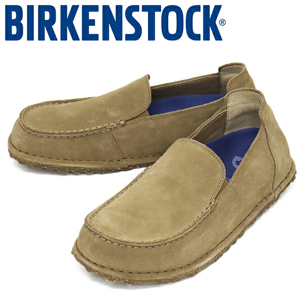 正規取扱店 BIRKENSTOCK (ビルケンシュトック) 1027494 UTTI Slip On ウッティ スリッポン スエードレザーシューズ GRAY TAUPE レギュラー幅 BI355