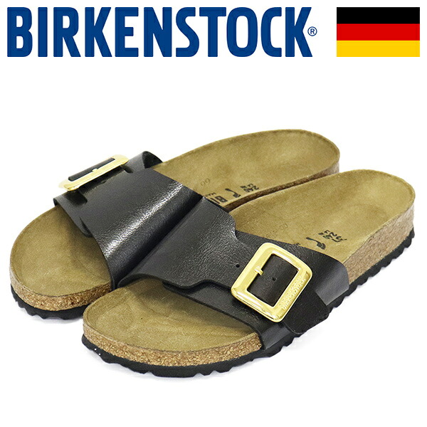 正規取扱店 BIRKENSTOCK (ビルケンシュトック) 1029481 CATALINA CUSHION BUCKLE カタリーナ クッションバックル ビルコフローサンダル GRACEFUL LICORICE ナロー幅 BI427｜BOOTSMAN 店