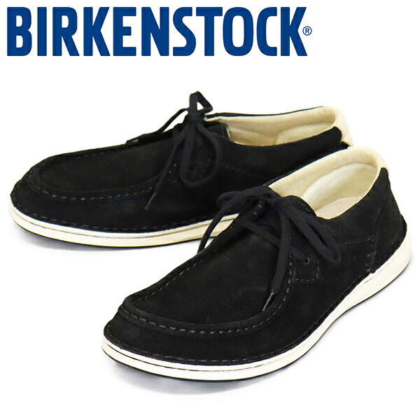 定まり取りまわし店 BIRKENSTOCK (ビルケンシュトック) 1029658 PASADENA パサデナ スエードレザーシューズ BLACK レギュラー BI464
