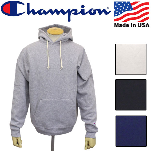 正規取扱店 Champion (チャンピオン) C5-P101 PULL OVER HOODED SWEAT SHIRT プルオーバー フーデッド スウェット シャツ アメリカ製 全4色 CN035|BOOTSMAN 店