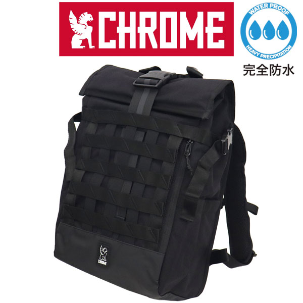 正規取扱店 CHROME(クローム クロム) BG366BK BARRAGE 18L PACK バラージ バックパック BLACK CH367
